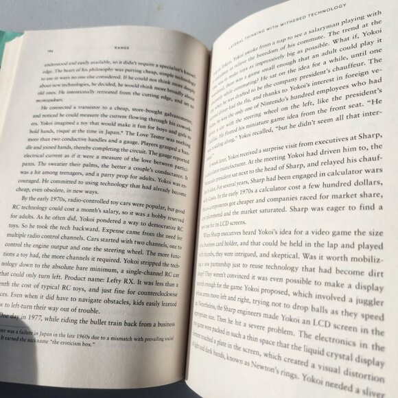 Range Why Generalists Triumph in Specialized World David Epstein Hardcover Book - Picture 5 of 12